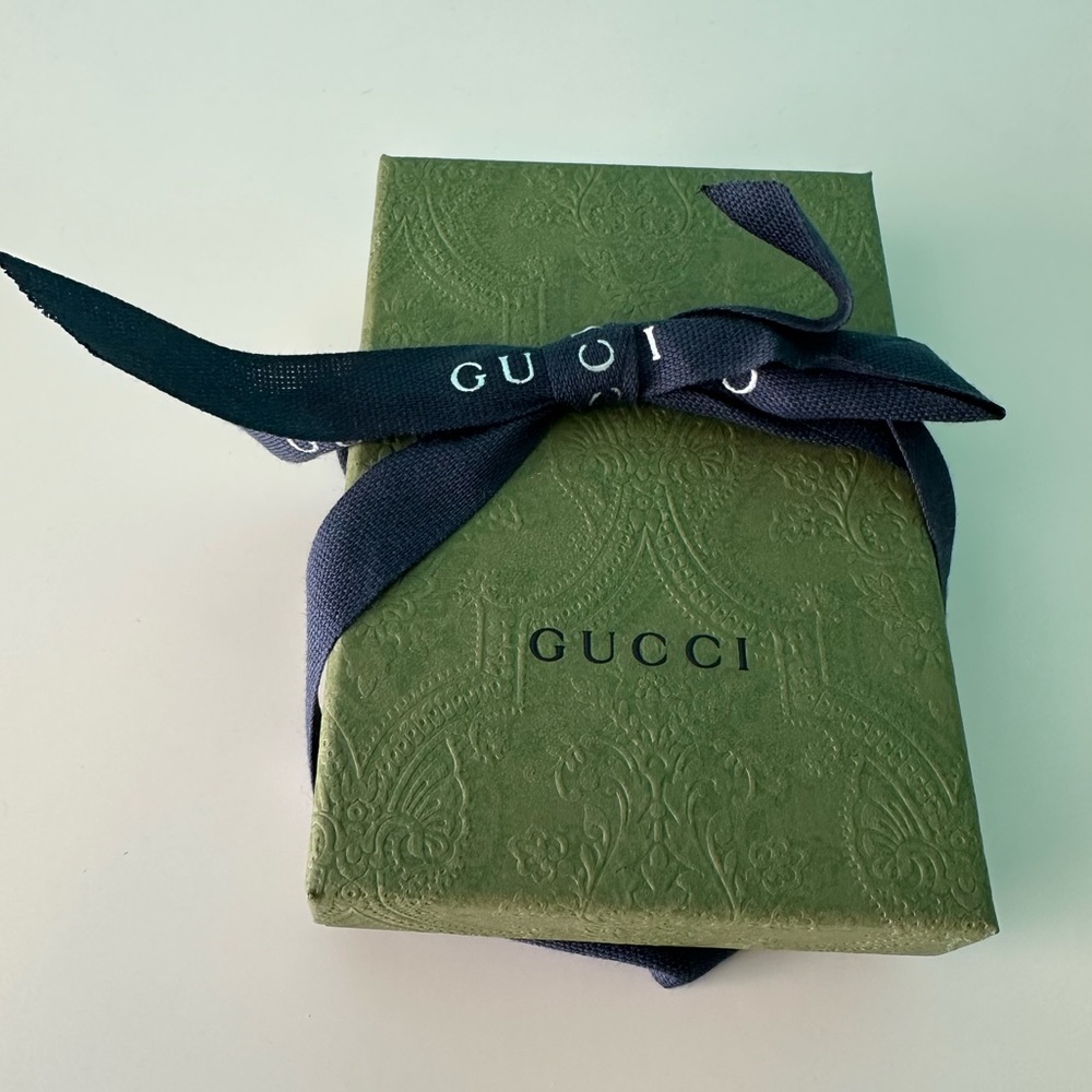 Empty Gucci Keychain Box With Duster Bag And Ribb… - image 1